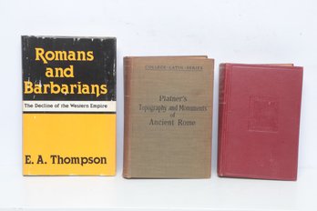 ANCIENT ROME. Romans And Barbarians 3 Books.