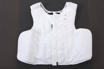SafariLand Soft Armour Carrier Vest In White (Adjustable Size) Model: U1 FO CLN