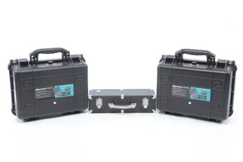 Vault Box Lot Of 3 - (2) Apache 3800 Plus One More, Keep Your Collection Portable And Safe.