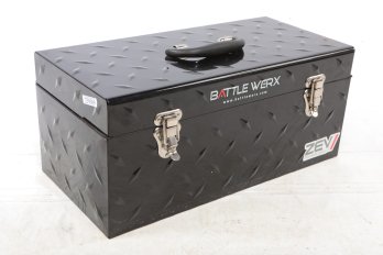 Battle Werx Black Diamond Plate Tool Box (20' X 10' X 9')