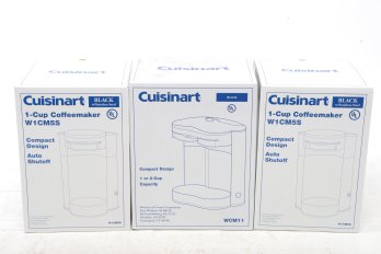 3 Cuisinart Coffee Maker 2-Cup Black WCM11 Travel Compact Vacation Beach Camping