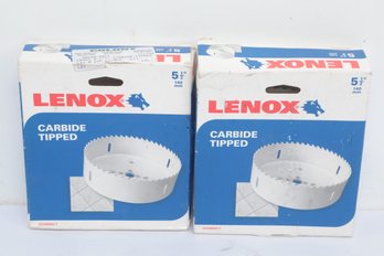 2 New: LENOX Carbide Tipped Hole Saw
