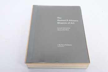 Architecture 1970 I. M. Pei & Partners Herbert F. Johnson Museum Of Art Cornell Specifications Book