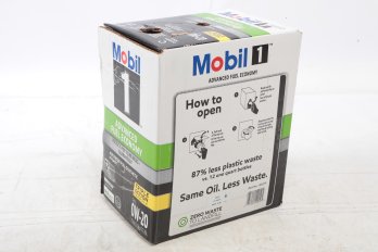 Mobil 1 Advanced Fuel Economy Full Synthetic Motor Oil 0W-20, 12 Quart