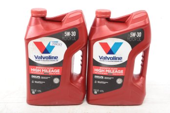 2 Valvoline High Mileage With MaxLife Technology SAE 5W-30 Synthetic Blend 5 QT