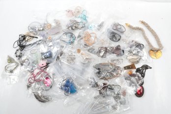 Large Lot Of Pendant Necklaces