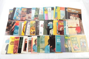 Large Grouping Of Mixed Genre Vinyl LPs