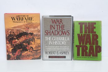 Military History & Strategy Scholarly Books: Montgomery Of Alamein, Asprey, And Bueno De Mesquita HC DJ