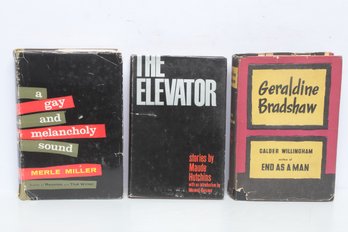 Mid-Century Literature Lot: Merle Miller, Maude Hutchins, Calder Willingham, (3 Books) HC DJ