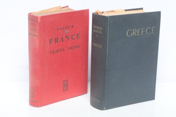 Travel / Maps : Nagels France And Hachette Greece World Guide, 2 Hardcover Books