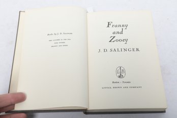 American Fiction: J.D. Salinger, Franny And Zooey, 1961  HC  Book