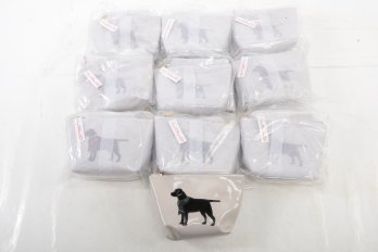 18 LOLO Watch Hill Medium Avery PVC Bag W/Labrador Dog W/Red & Green Bows (5' X 8' X 3')