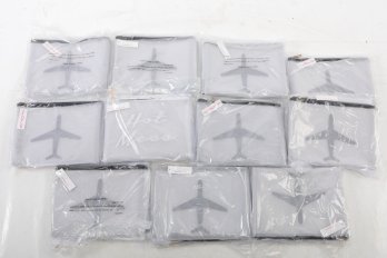 22 LOLO Watch Hill Clear Mesh (Stanley Mesh) Bags 'Silver Mesh - Airplane/Black' (7' X 9')