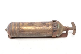 Vintage Brass Small 'Bullet' Fire Extinguisher