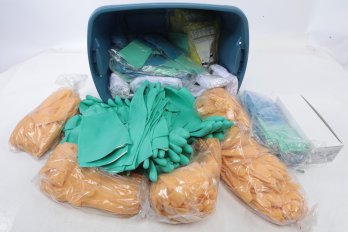 Large Lot Of Assorted Industrial Gloves