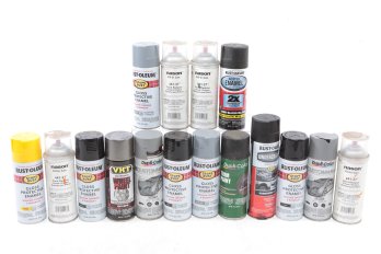 Large  Lot Of Assorted Spray Paint Cans