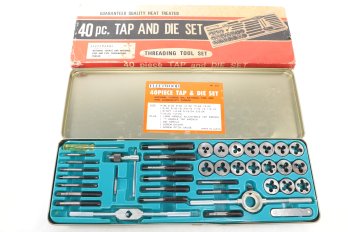 Vintage Fleetwood 40pc Tap And Die Set