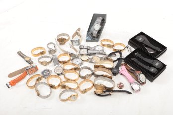 Lot Of Assorted Watches Mens And Womens