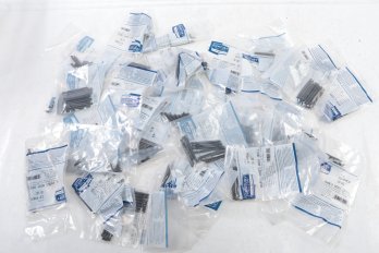 Large Lot Of 3/16' SAE Straight Shank Right Hand Double-End Drill Bits 12 Pieces Per Bag