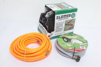 New Slunky 20' Hose Support W/ Hoses