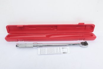 Stanley PROTO J6068C 1/2' DRIVE RATCHETING HEAD MICROMETER TORQUE WRENCH