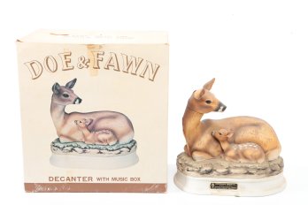 Vintage Hoffman Bourbon Whiskey In Hoffman Originals Decanter