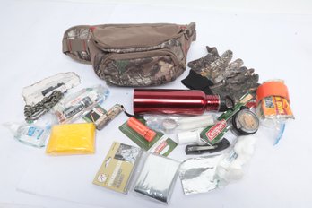 Homemade Outdoor Survival Kit In Fieldline Pro East Ridge Waist Pack