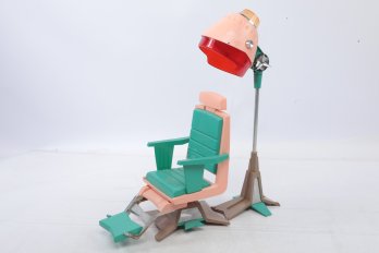 Vintage DeLuxe Beauty Parlor Chair & Hair Dryer