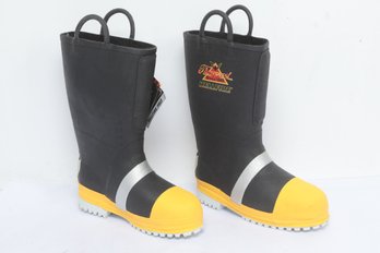 New Hellfire Men's Insulated Firefighter Boots Size 10 W