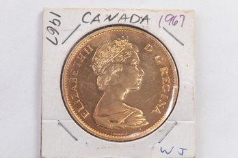 Token Canada 20 Dollars 1967 Canadian Centennial  Gold Coin Monument Sudbury, Ontario