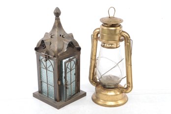 2 Vintage Style Lanterns