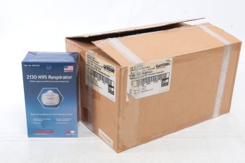Case Of 10 Boxes Of Gerson 2130 N95 Respirator (Each Box Contains 20 Masks/Ea.)