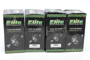 Lot Of 4 Elite Sports Equipment Elite Ab Wheel