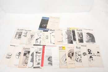 Theater Ephemera Large Lot Vintage Playbills