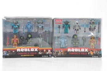 Lot Of 2 Roblox Action Collection - Champions Of Roblox Six Figure Pack