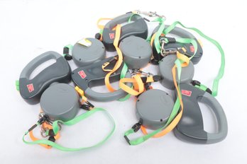 5pc Lot Wigzi Dual Doggie 10ft Retractable Leashes