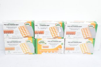 6pc Lot Little Sprout Baby Food Pop Out Portion Trays