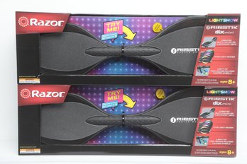 Pair Of New Razor Black Label Ripstik Ripster Light-up