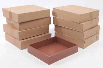 Lot Of 9 Wooden Foil Pan Holders Protect Foil Pan Tray Holder Fit 9x13