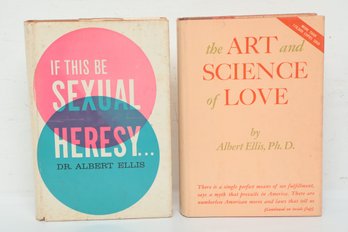 Psychology & Human Sexuality, Albert Ellis, 2 Books, HC DJ