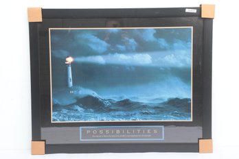 Possibilities Framed Motivational Poster