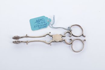 Antique Silver Sugar Tongs