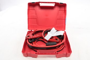 Uline 2 Guage 20 Feet Heavy Duty Jumper Cables Like New Condition.