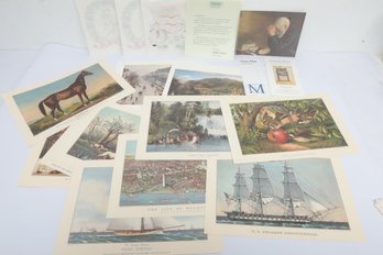 Assorted Lithographs And Art Prints