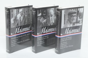 American Literature: Bernard Malamud Library Of America HC DJ Set, 3 Vols