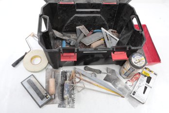 Tile & Sheet Rocking Tools In HUSKY In 20 Gallon Lidded Storage Tote