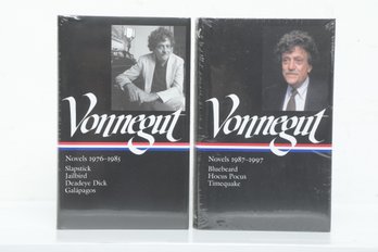 American Literature: Kurt Vonnegut Library Of America HC DJ Set, Novels 1976-1997