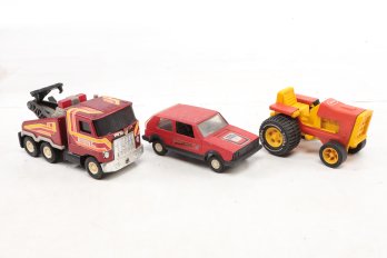 Vintage Toy Lot Of 3 Buddy Rabbit Diesel And Tonka.