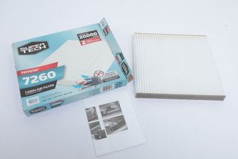 New Open Box Toyota Model 7260 Cabin Air Filter