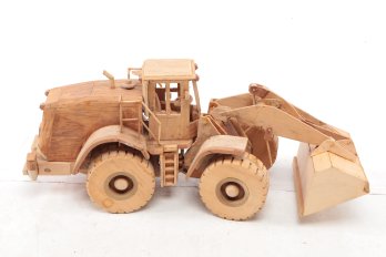Front Loader Wooden Hand Made Model 21' Long